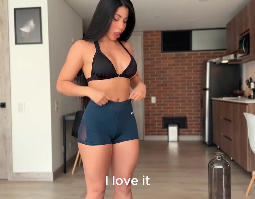 Gym Girl with Perfect Ass gets Fucked by Her Roommate