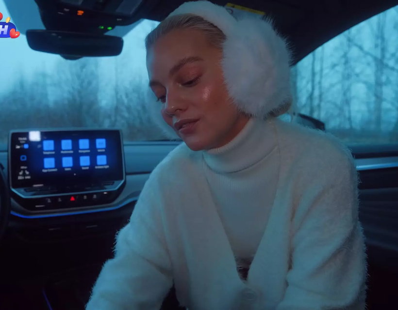 Slutty Schoolgirl Sucks Stranger in Car