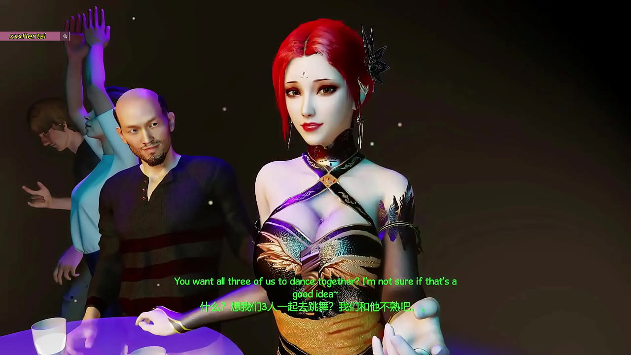 Ya Fei at night club - 3D Animation