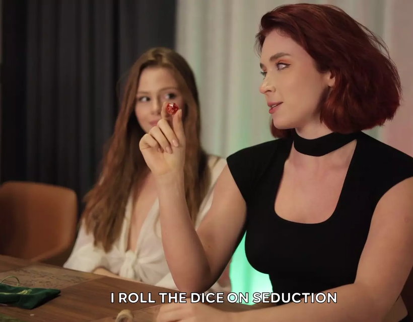 Porno D&d World - Sweetie Fox, Diana Rider and Arinafox in Sex Adventure