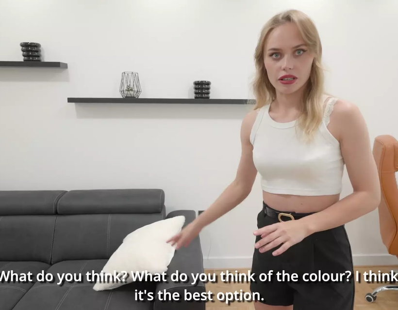 Filled the Realtor's Pussy to Try Out the Furniture in the New Apartment