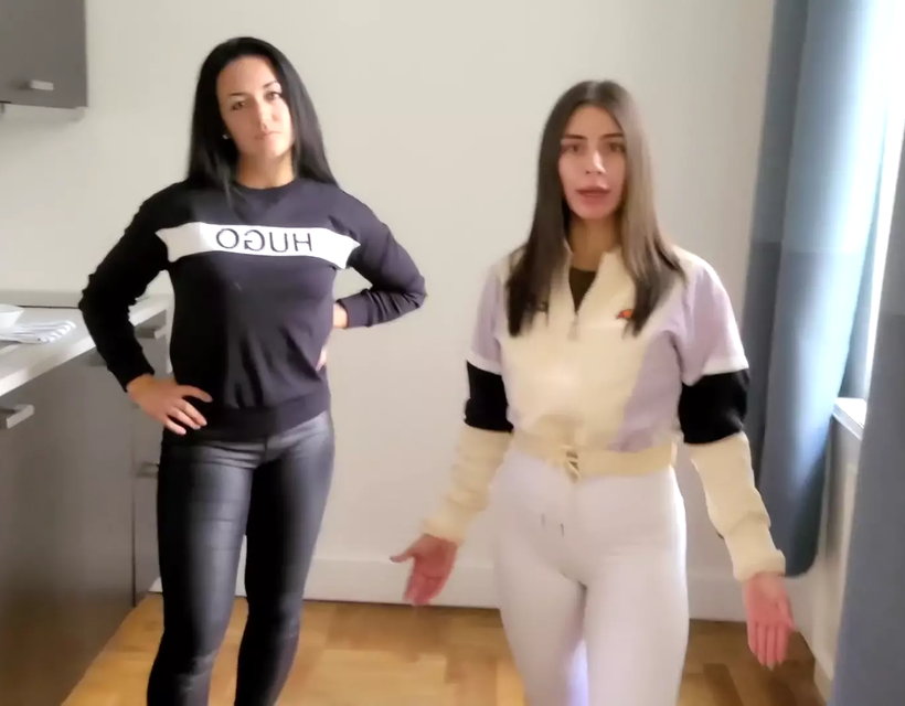 I've Met the Hottest Big Ass Girls in the Gym and Followed Them for Threesome