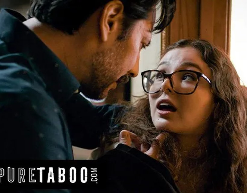 Innocent Schoolgirl Leana Lovings Tries to Seduce Menacing Professor into Sex