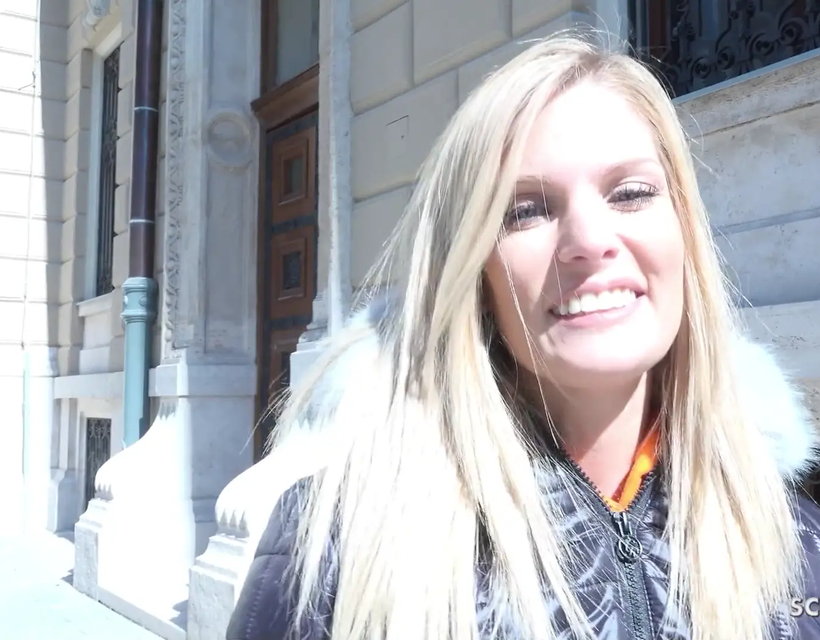 Skinny Teen Candee Licious | Blue Eyes Pickup for Casting