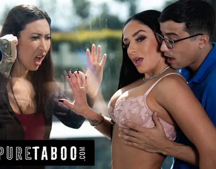 Sheena Ryder Makes Her Wife Watch Her Get Fucked by Scrawny Teen Neighbour