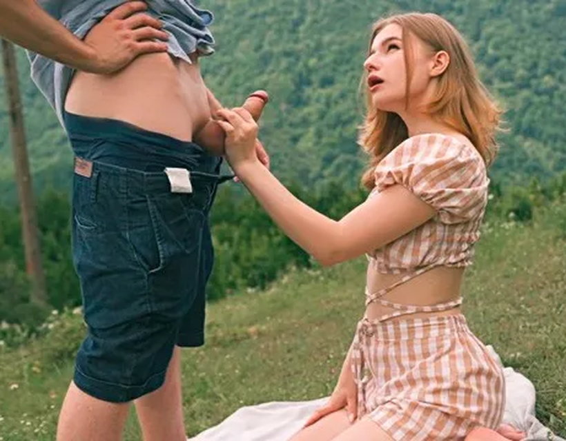 You Love to Ride, You Love to Fuck. Fucking My Stepsister in the Forest