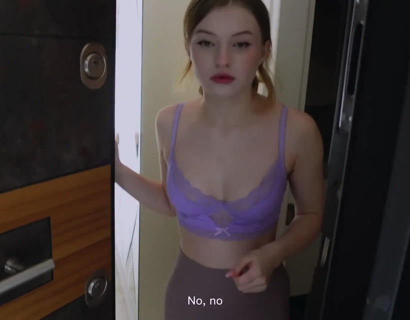 Husband not Bat an Eyelid as the Courier Fucked His Wife