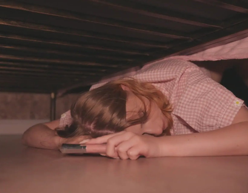 I Stuck under the Bed and My Step-brother Fucked Me Hard