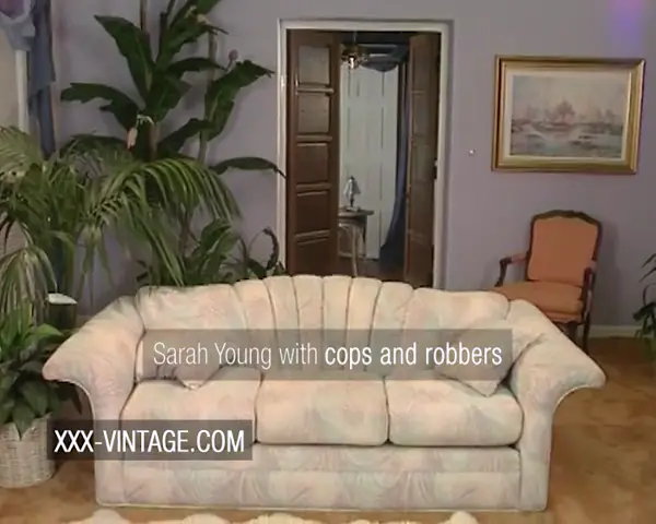 Vintage Gangbang. Busty Girl & Policemen