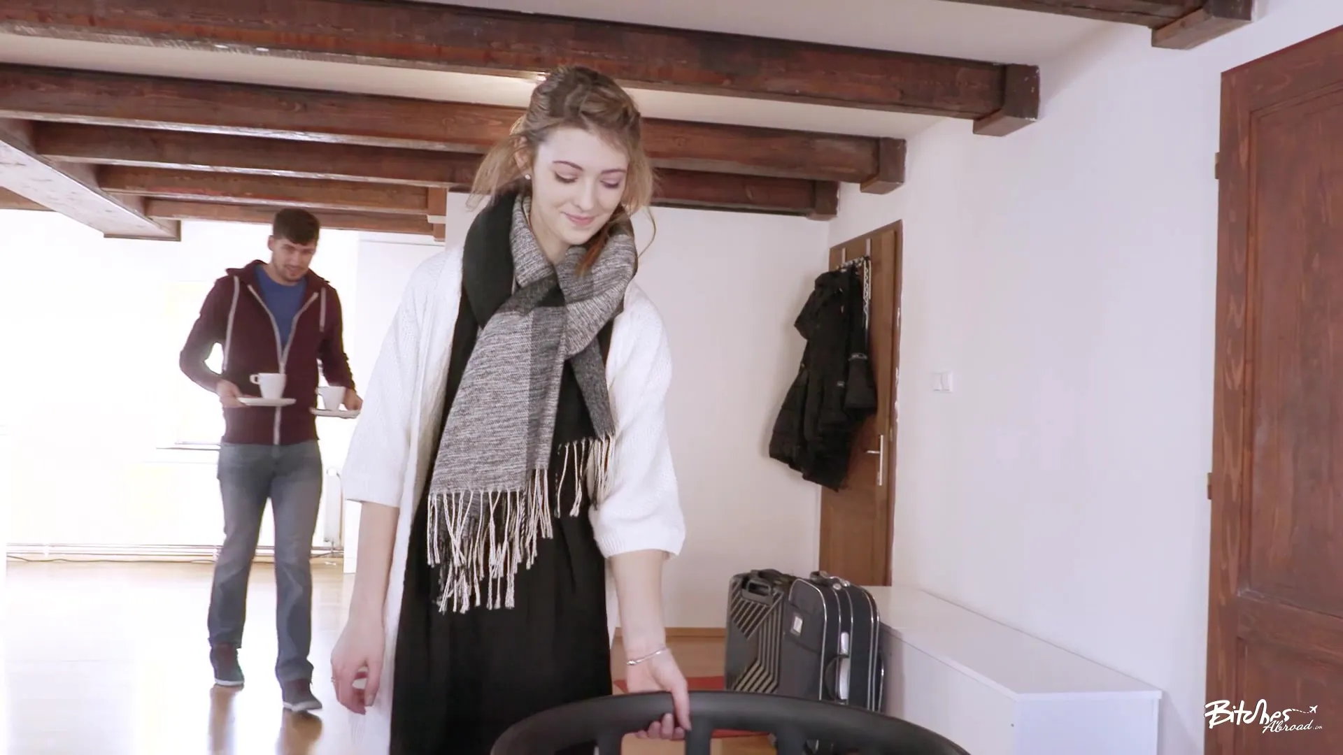 Petite Czech teen gets fucked by foreign cock