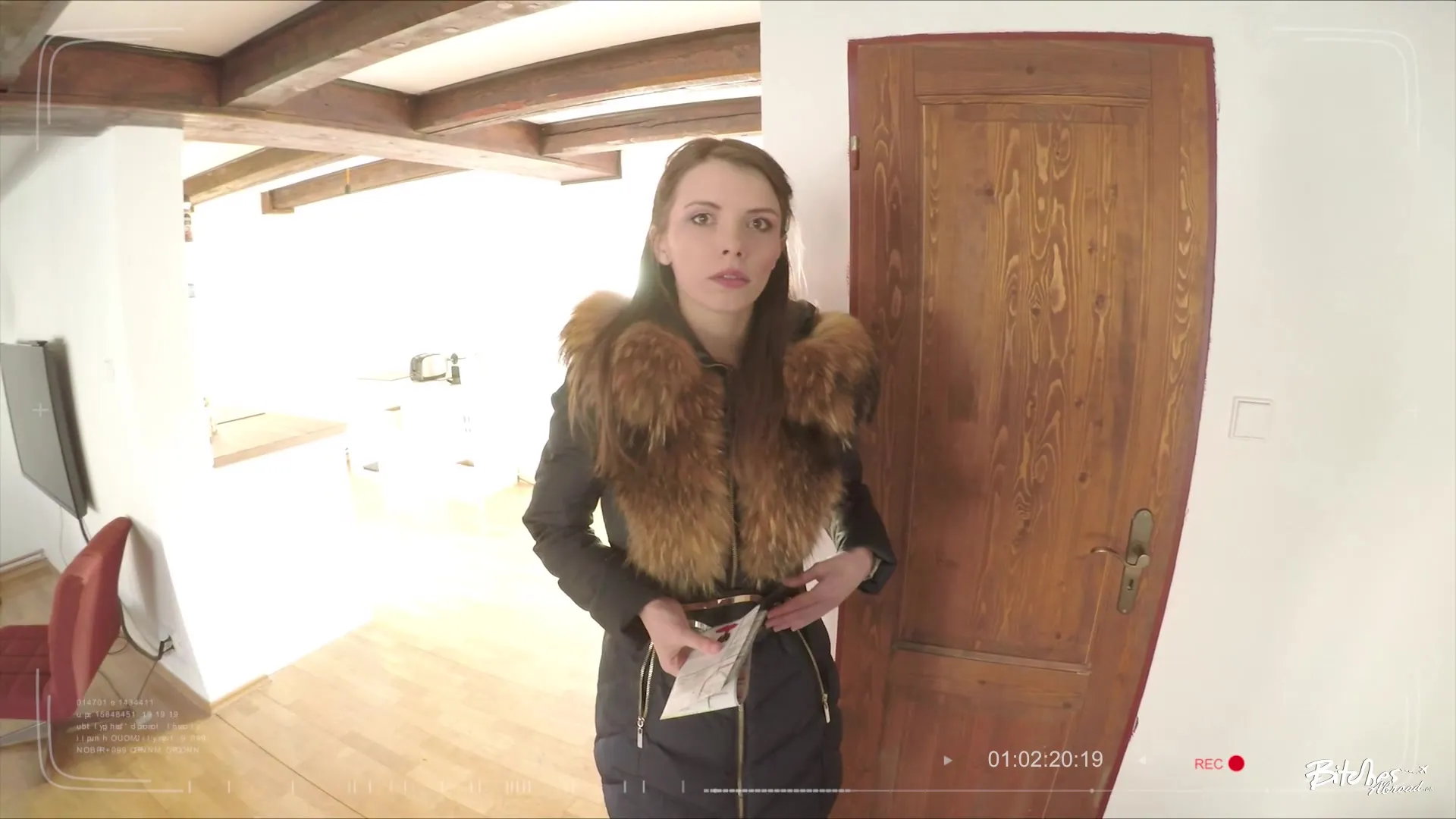 POV fuck abroad and cum eating