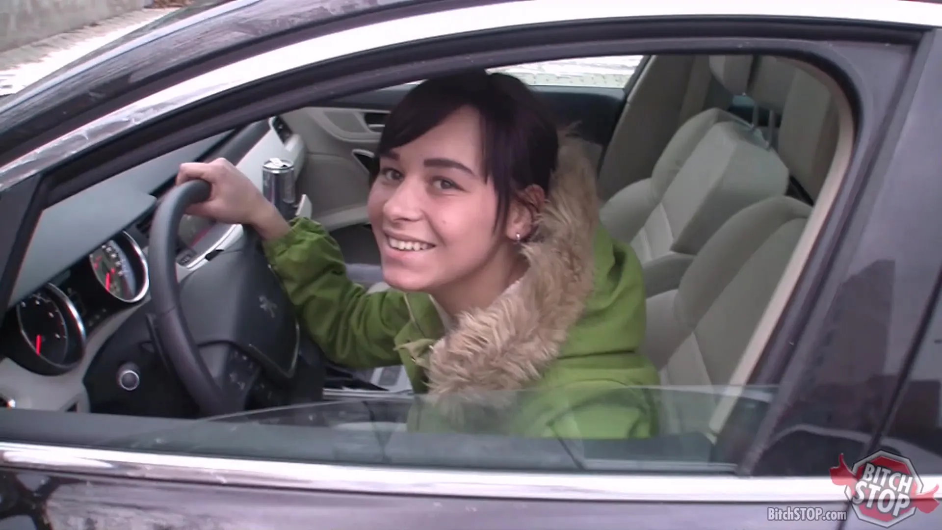 Picked up on a parking lot