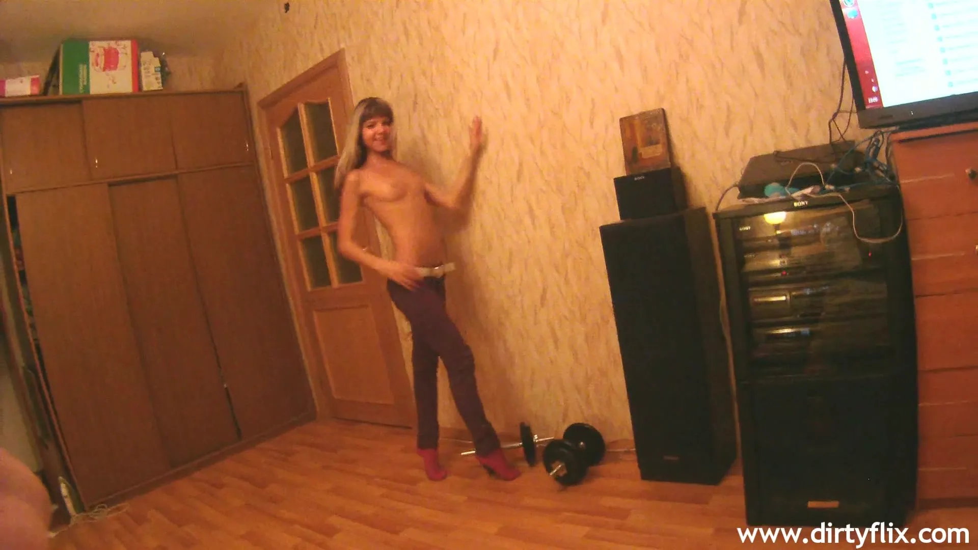 Skinny teen getting fucked and filmed