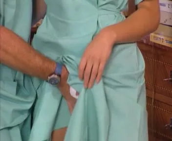 German doctor screw his blonde assitant