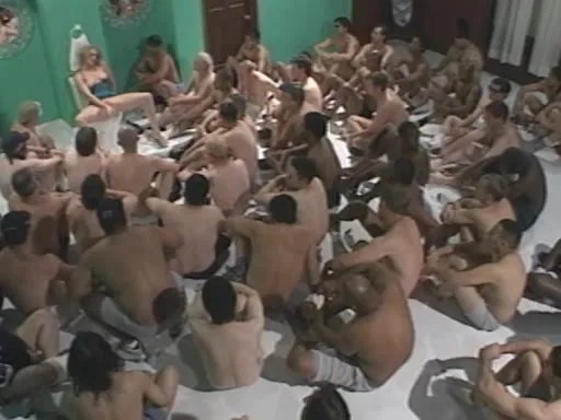 Blondie gets her face drenched in cum