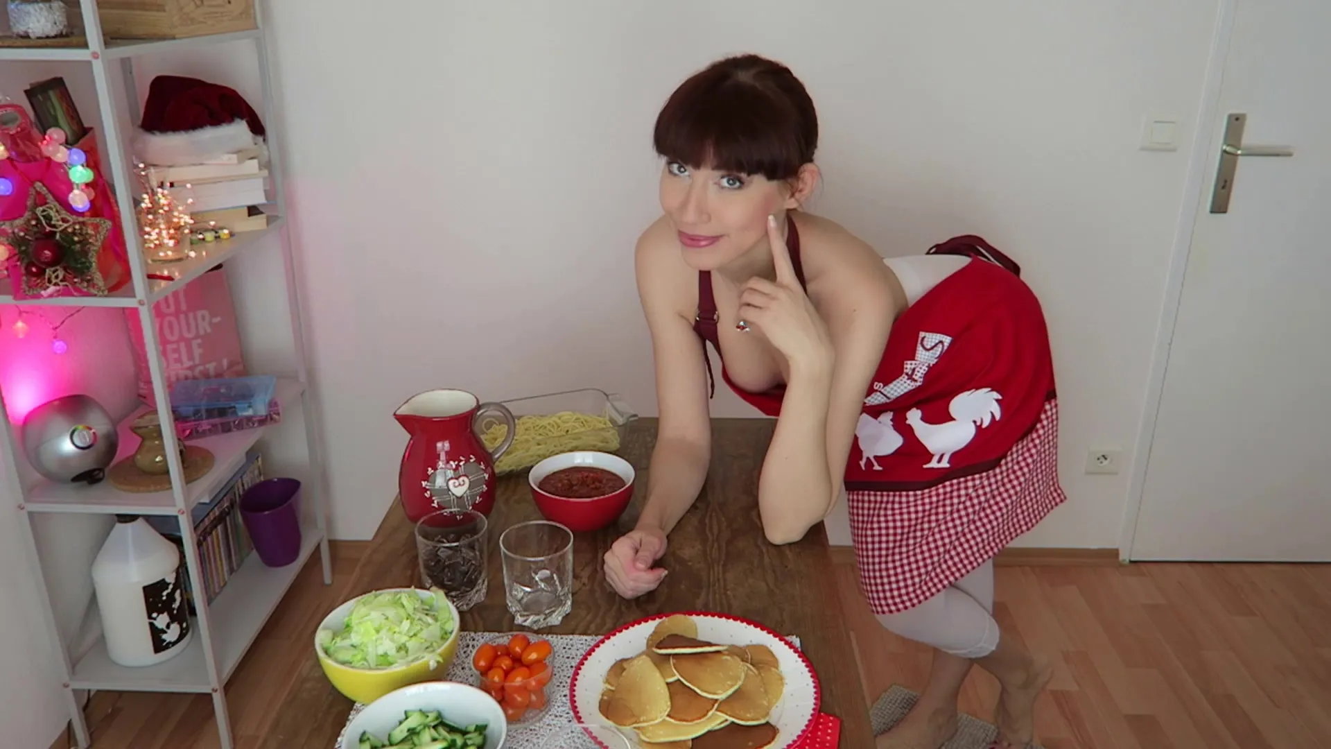 Food ass stuffing xmas gfe play