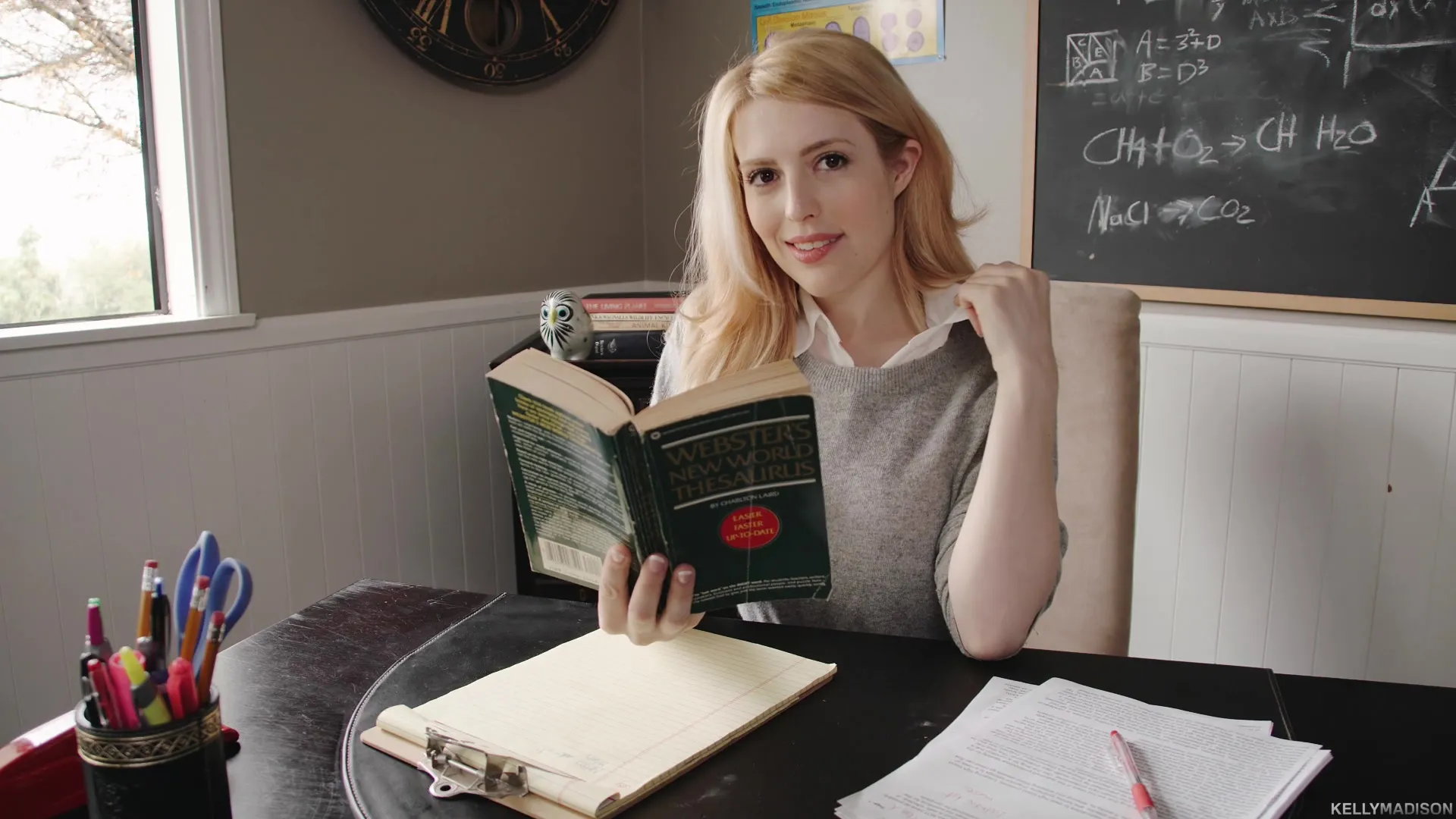 Teacher having a wild fuck on a bed