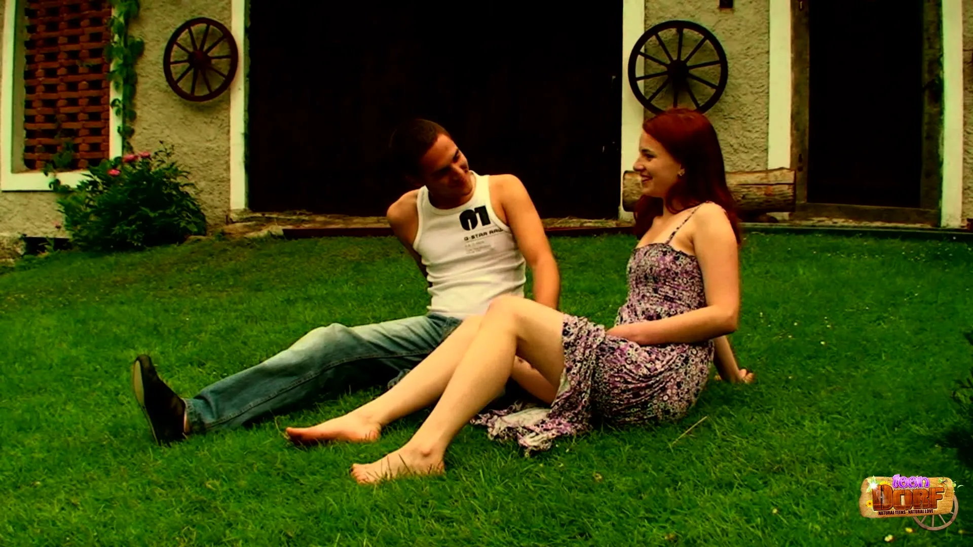 Fucking on the grass