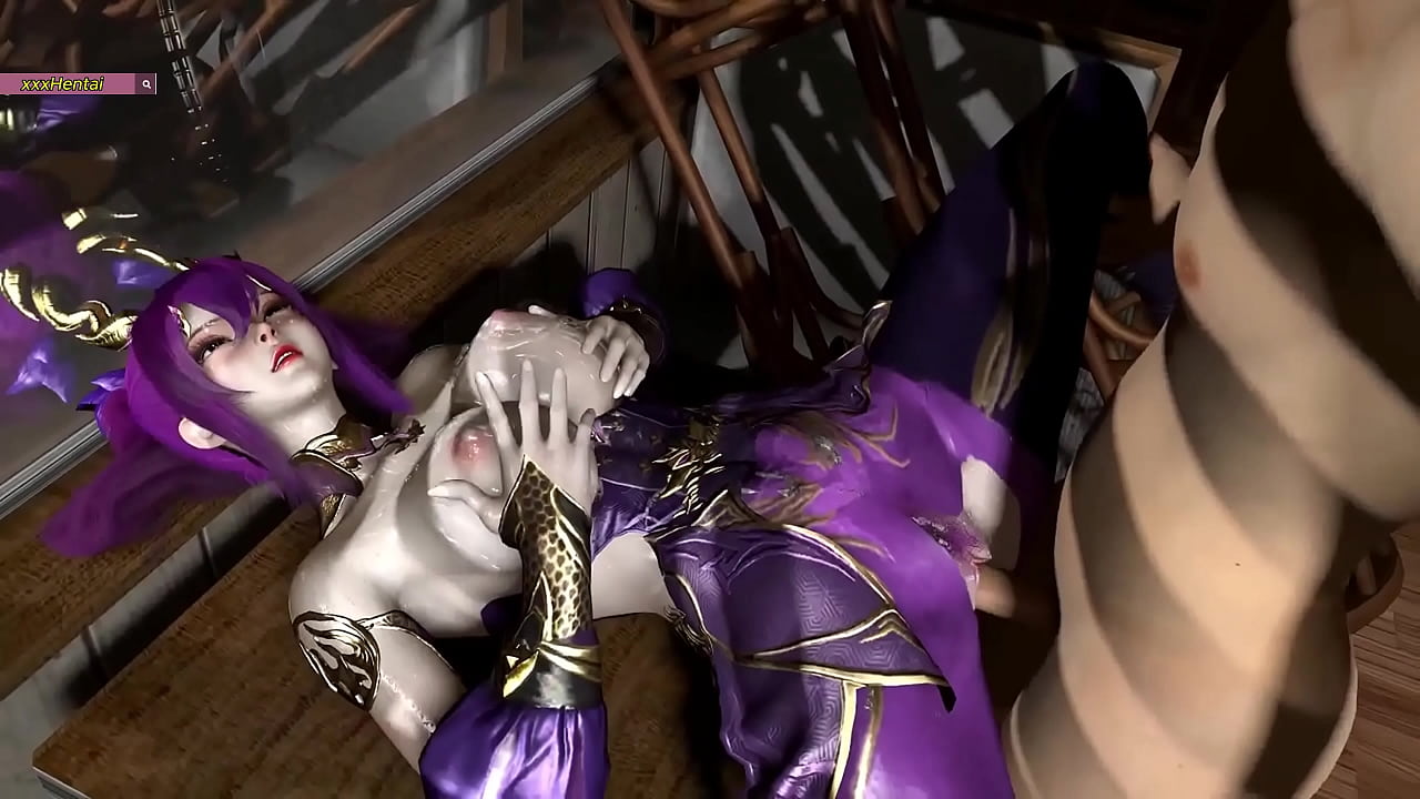 Zi Yan serve deepthroat - 3D Animation