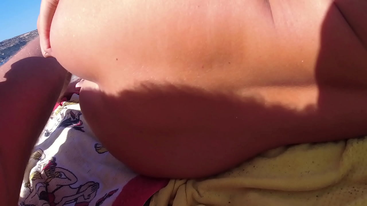 Pornography on a public beach
