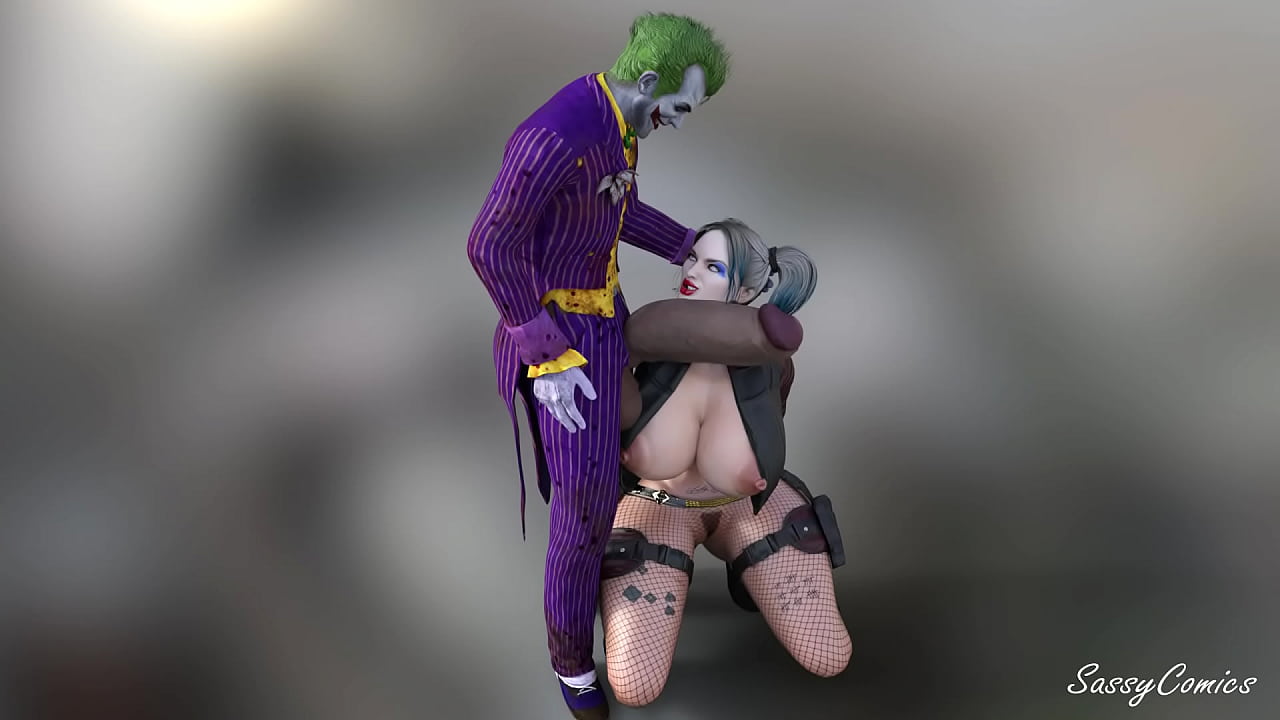 The Joker Fuck Harley Quinn - Massive Cock ANAL - sassyComics