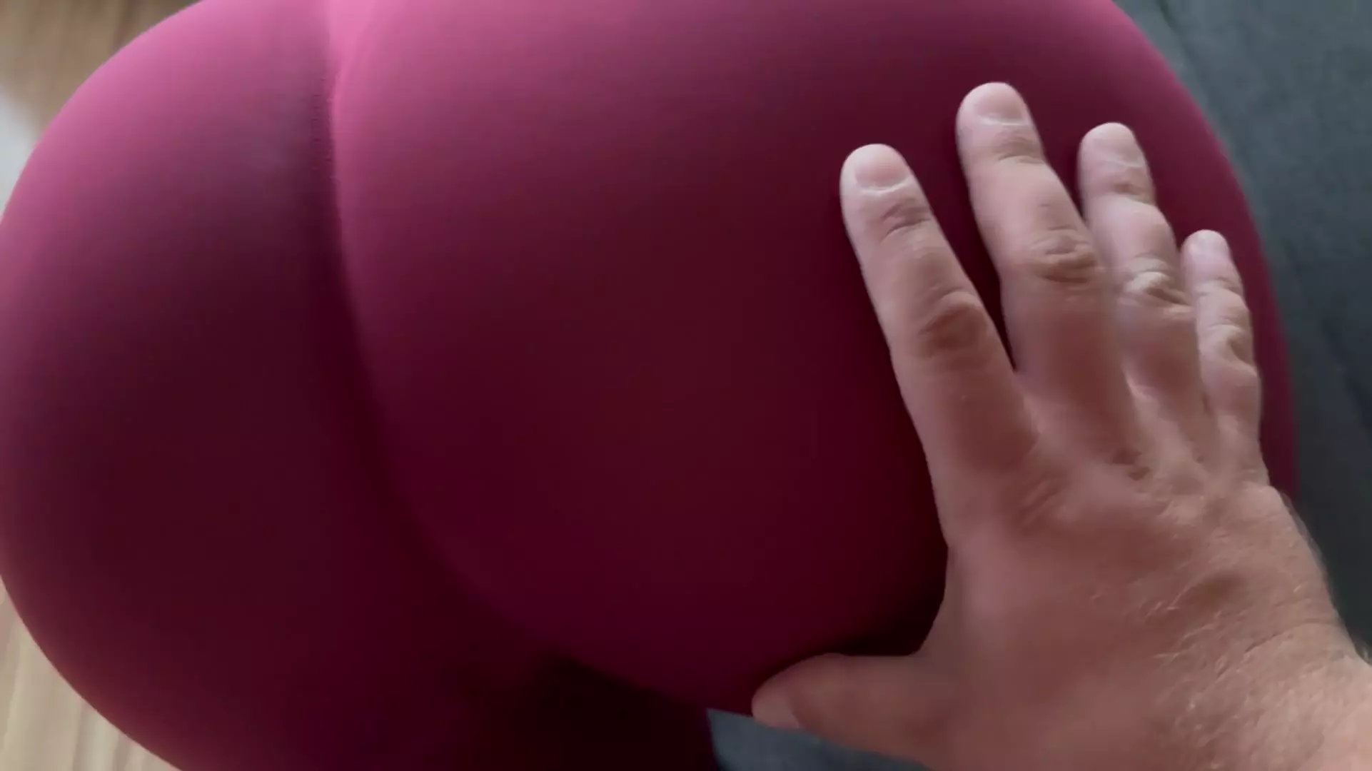 Pov Stepsis in Tight Gym Leggings Fucked from behind - Hungarian Amateur Sex