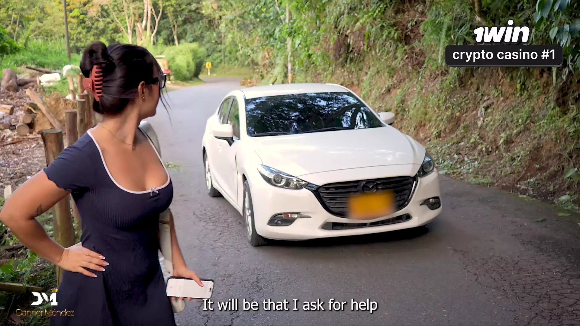 Girl gets Fucked Outdoors by a Big-dick Stranger - Danner Mendez & Iris