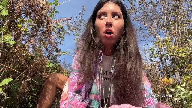 Caught a Pissing Girl and Took Her to the Mountains to Fuck