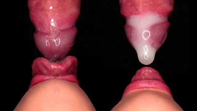 Close Up: Best Bottom View Condom Blowjob! She Broke the Condom and Starts Pl